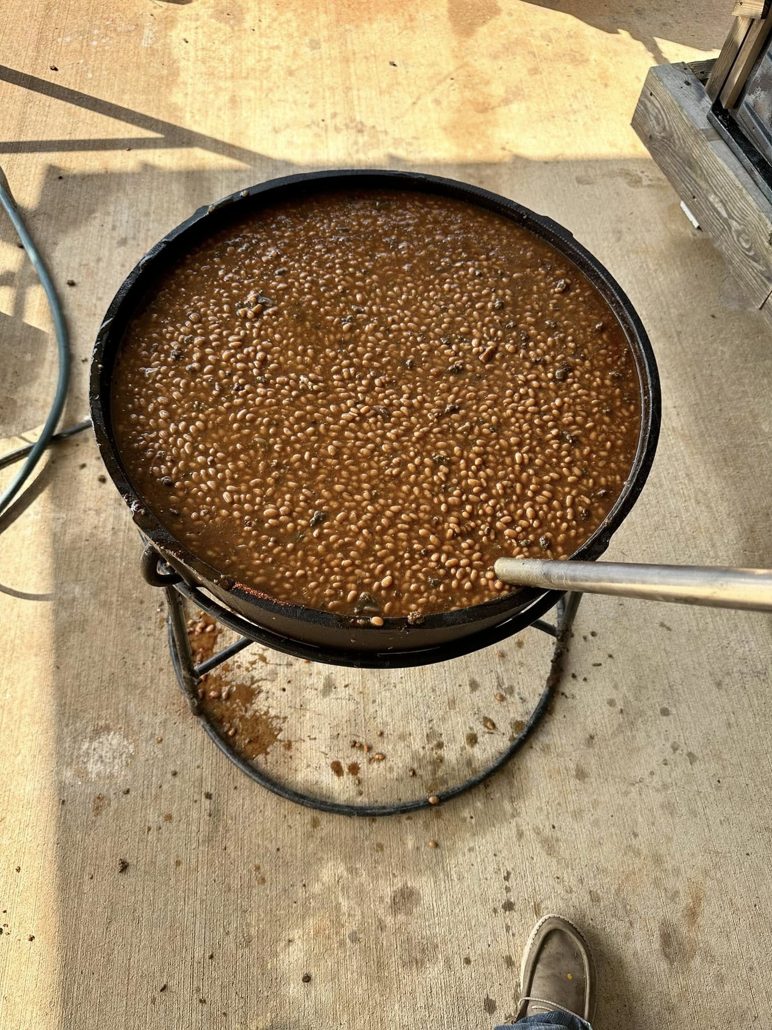 Sliced brisket with bark