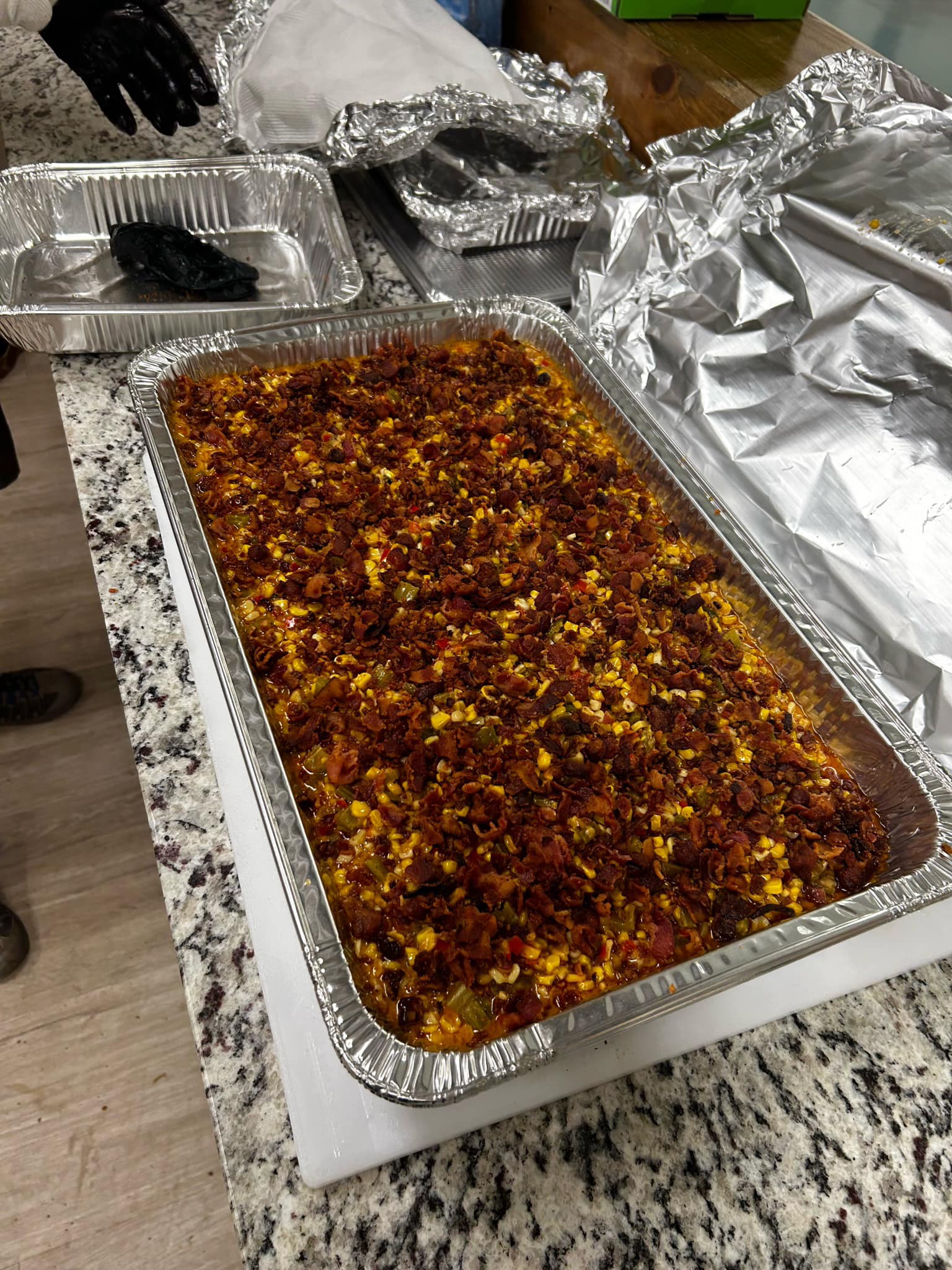 Smoked pulled pork in bulk