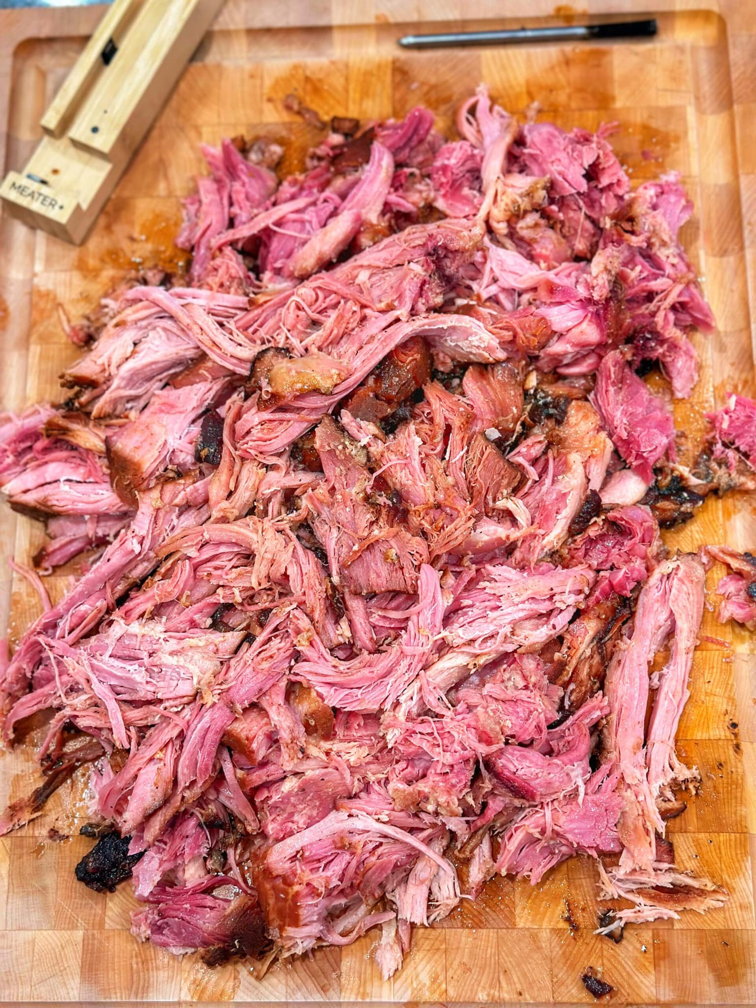 Smoked pulled ham by the pound